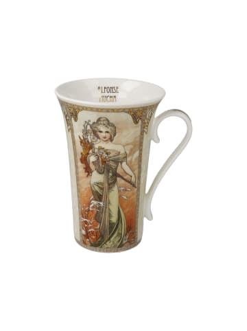 Goebel Künstlertasse " Alphonse Mucha - Frühling / Sommer " in Bunt