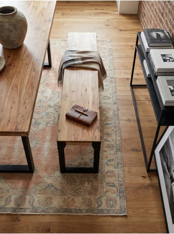 KADIMA DESIGN Esszimmerbank 160x40x45 cm Massivholz Metall Industrial,