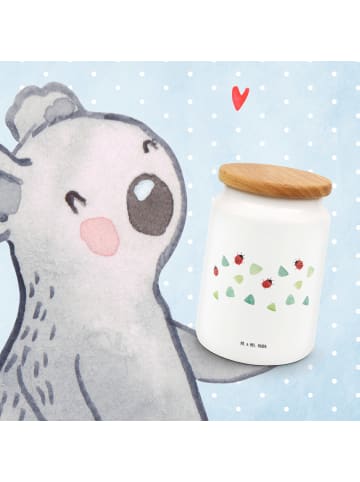 Mr. & Mrs. Panda Lebensmittelbehälter Marienkäfer Design ohne Sp... in Weiß