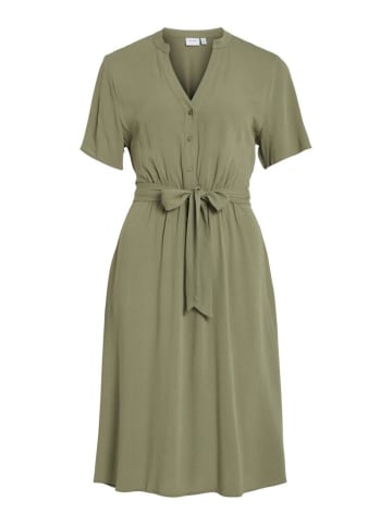 Vila Kleid in oil green