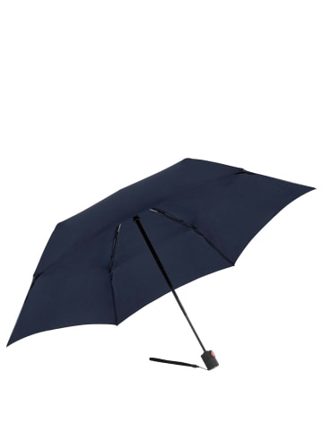 Knirps U.200 Ultra Light Duomatic - Taschenschirm Regenschirm (mat cross) in navy