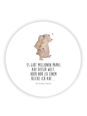 Mr. & Mrs. Panda magnet Papa Bär mit Spruch in Weiß