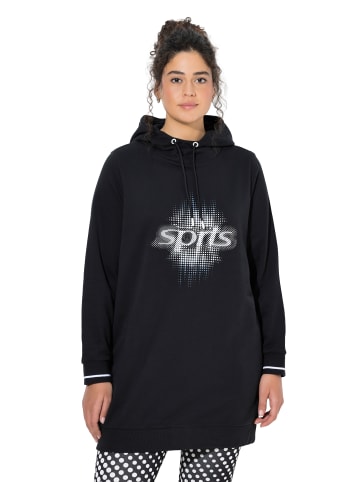 Ulla Popken Sweatshirt in schwarz