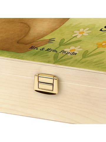 Mr. & Mrs. Panda Tee Box Bär Seifenblasen Design mit Spruch in Weiß