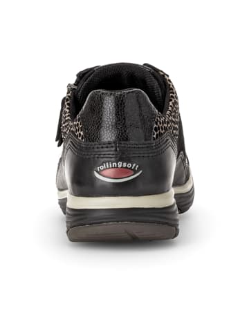 rollingsoft Sportliche Schnürschuhe in Schwarz