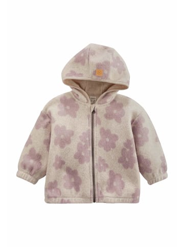 Hessnatur Fleece Jacke in pastell lavendel