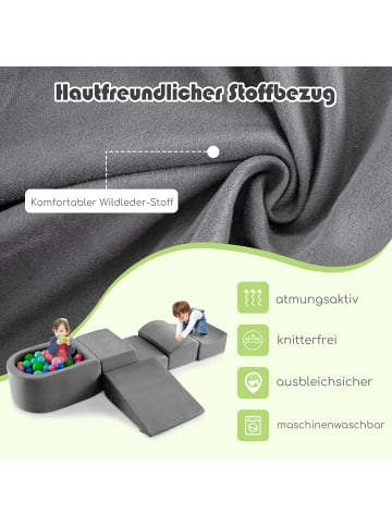 COSTWAY 5 TLG. Schaumstoffbausteine in Grau