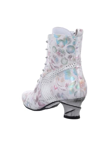 SIMEN Schnürstiefeletten in Weiß