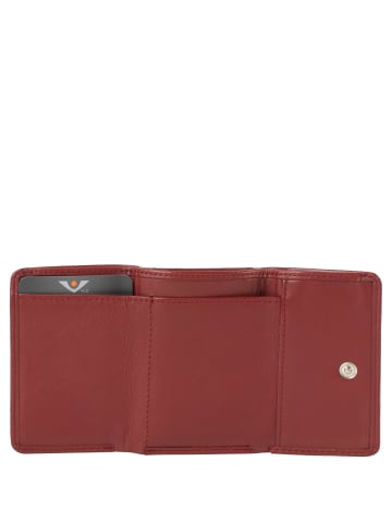 VLD VOi Leather Design Soft Toni Geldbörse Leder 9 cm granat