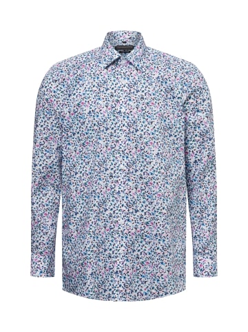 Finshley & Harding Businesshemd in blau rosa - 0005