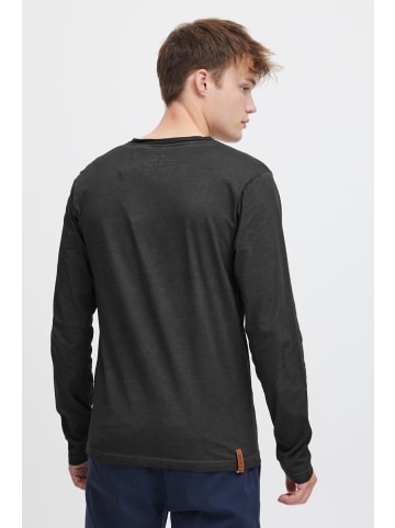 !SOLID Langarmshirt in schwarz