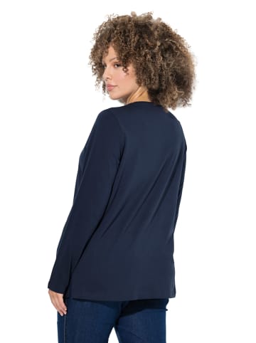 Ulla Popken Langarmshirt in marine