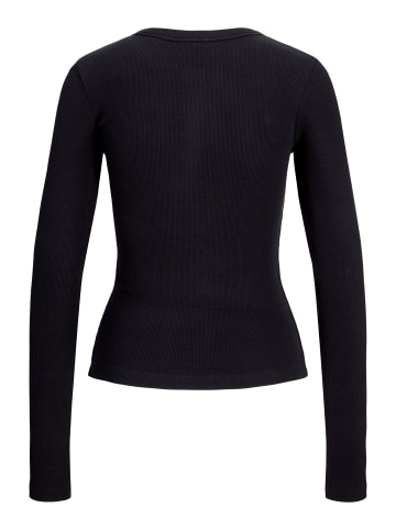 JJXX Langarm-T-Shirt in Black