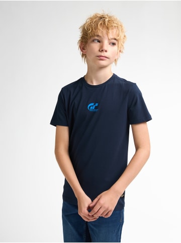 Petrol Industries T-Shirt mit Logo Gran Turismo Overdrive in Blau