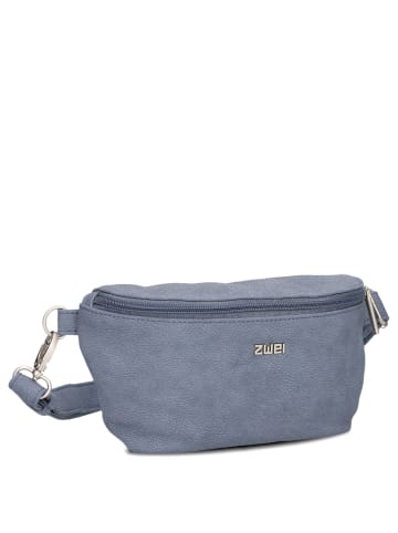Zwei Mademoiselle MH4 - Gürteltasche 25 cm (leo) in nubuk-sky