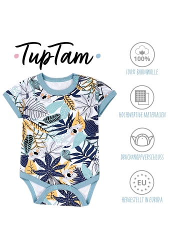 TupTam Jungen Baby Body Kurzarm 5er Pack in orange