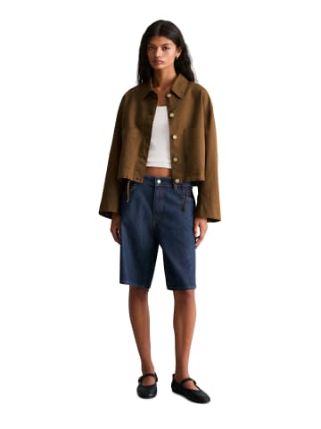 Marc O'Polo DENIM Jacke relaxed in Umbra Brown