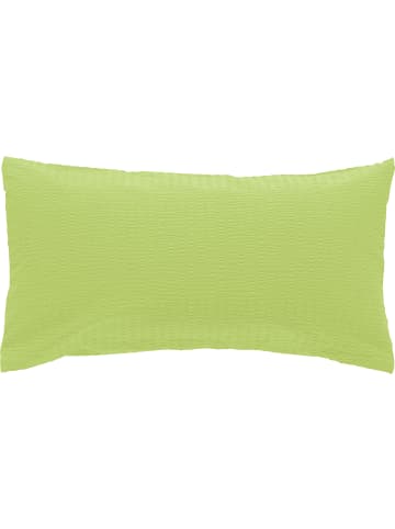Erwin Müller Seersucker Kissenbezug Rosenheim in apfelgrün