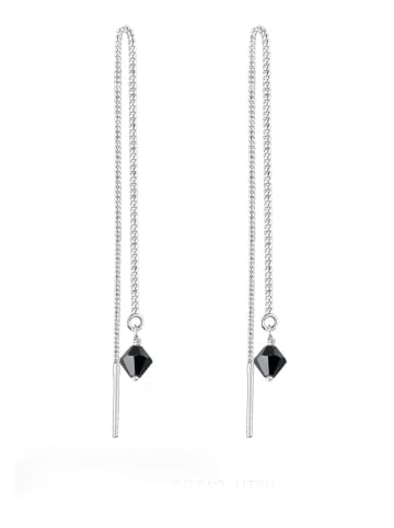 Elli Ohrringe 925 Sterling Silber in Schwarz