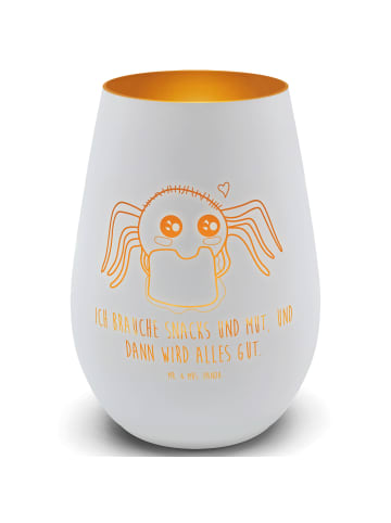 Mr. & Mrs. Panda Laterne Spinne Agathe Sandwich mit Spruch in Weiß