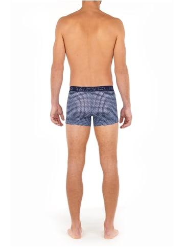 HOM Boxer Alex no.2 in navy/navy print/grey