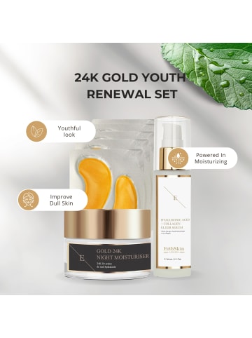 ErthSkin 24K Gold Augen- und Nachtset