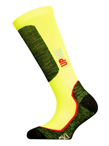 UphillSport Ski-Socken HALLA JR in Hi vis yellow