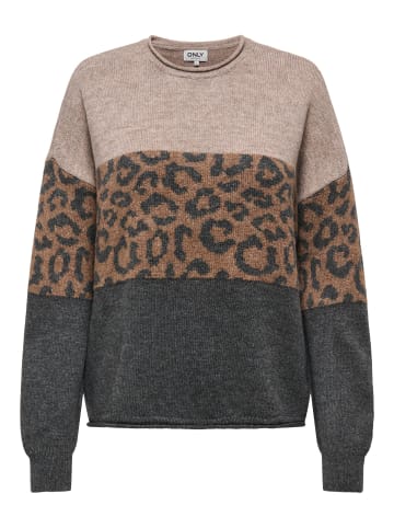 ONLY Strickpullover in Humus