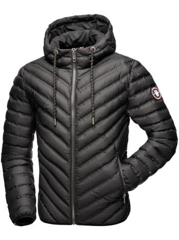 Navahoo Steppjacke Fey-Tun in Schwarz