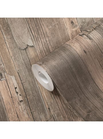 A.S. Création Tapete Weathered Wood in Beige