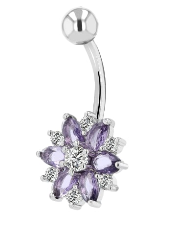 Adeliás Damen Piercing aus Edelstahl in silber