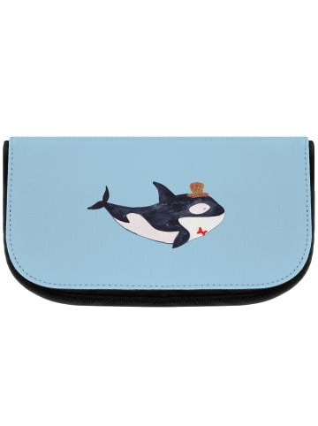 Mr. & Mrs. Panda Waschtasche Orca Zylinder ohne Spruch in Blau Pastell