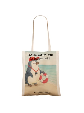 Mr. & Mrs. Panda Schultasche Bademeister Leidenschaft Design mit... in Weiß