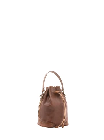 Viola Castellani Beuteltasche in BROWN