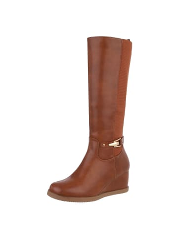 Ital-Design High Heel in Camel