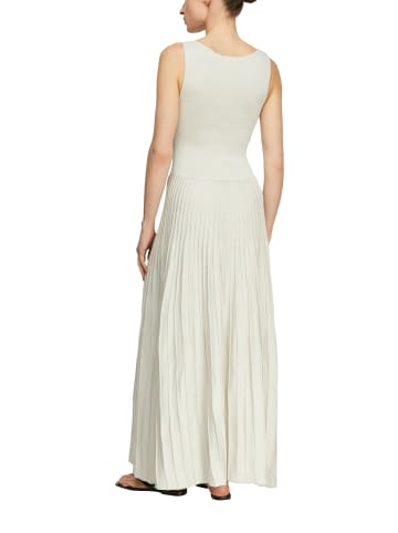 comma Strickkleid in beige silber - 0001