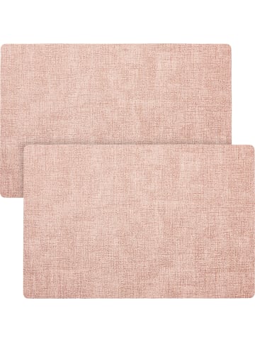 Erwin Müller Tischset 2er-Pack Elvas in rosé