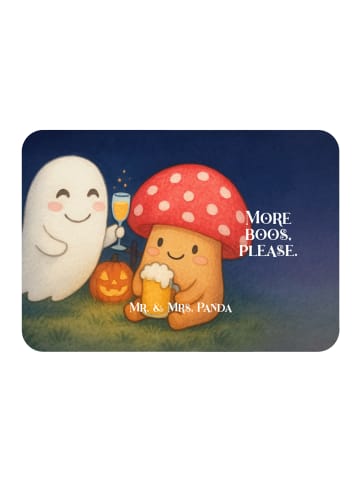 Mr. & Mrs. Panda Magnet Gespenst  Prost  Design mit Spruch in Weiß
