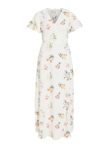 Vila Kleid mit V-Ausschnitt in Snow White