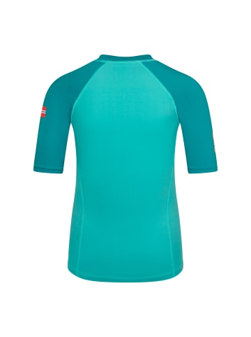 Trollkids Badeshirt Kvalvika T in sea green