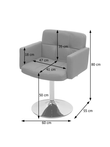 MCW 6er-Set Esszimmerstuhl Houston, Weiß