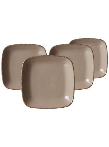 Ritzenhoff & Breker 4er Set Suppenteller Casa ø 22 cm in grau