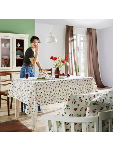 REDBEST Baumwolle Tischdecke in rot