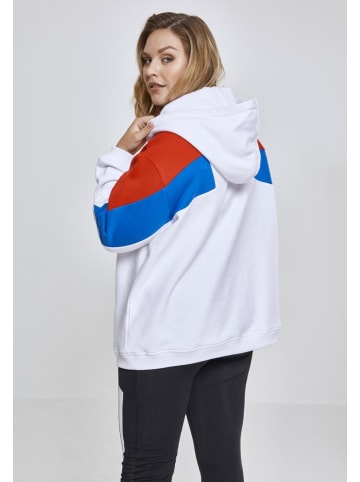 Urban Classics Kapuzenpullover in wht/firered/brightblue