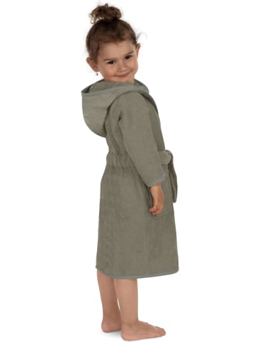 normani Frottee Kinderbademantel aus Bio-Baumwolle in Beige