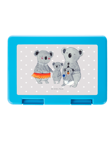 Mr. & Mrs. Panda Aufbewahrungsbox Koala Familie ohne Spruch in Grau Pastell
