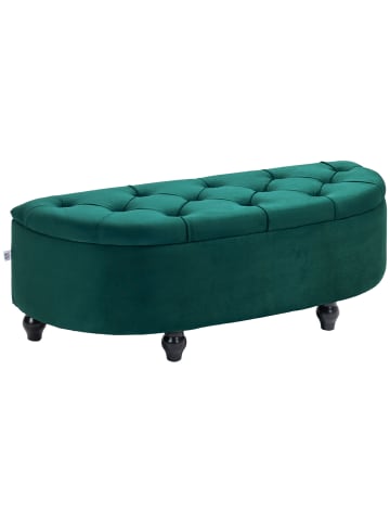 HOMCOM Sitzbank-120B x 46T x 42H cm-Dunkelgrün