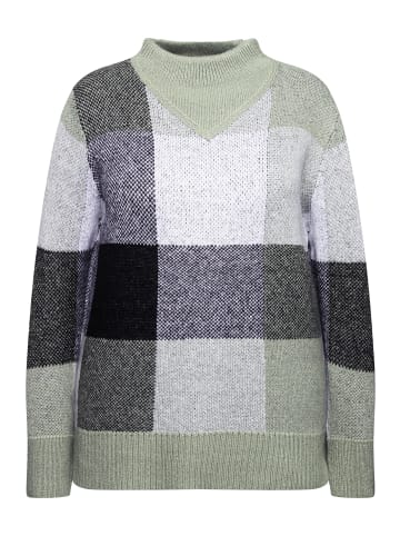 Ulla Popken Pullover in salbeigrün