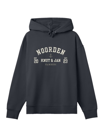 F4NT4STIC Hoodie Oversized Shirt Knut & Jan Noorden Collegiate in off black
