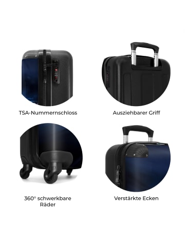 NoBoringSuitCases Suitcase, Handgepäck, Koffer, Trolley, Reisekoffer Blauer